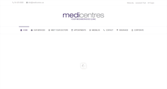 Desktop Screenshot of medicentres.ae